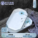 蘇氏陶瓷（SUSHI CERAMICS）魚盤 夢(mèng)之蘭日式家用陶瓷盤子12英寸切角盤2個(gè)裝中餐具