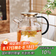 格娜斯玻璃泡茶壺煮茶器耐高溫下午茶花果茶壺大容量冷水涼水壺1500ml