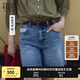 Teenie Weenie小熊女裝牛仔短褲2025夏季新款簡約休閑時(shí)尚學(xué)院褲子 中藍(lán)色 S