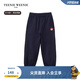 Teenie Weenie Kids小熊童裝秋冬款男女童寶寶經(jīng)典索羅娜純色衛褲 藏青色-1 110 cm