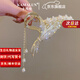 卡瑪倫2025新款麥穗發(fā)夾后腦勺高端發(fā)卡女鯊魚(yú)夾頭飾生日七夕情人節(jié)禮物 鈴蘭花水鉆發(fā)夾禮盒包裝