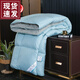 LAVIE HOME羅萊出品羽絨被95白鵝絨被冬被8斤加厚白鴨絨被6斤春秋被芯保 艾綠灰 150*200cm  8斤 冬被