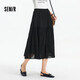 森馬（Semir）半身裙女松緊腰A字裙氣質(zhì)夏季2025拼接蕾絲波點(diǎn)長(zhǎng)裙109325120005