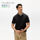 Tommy Hilfiger【輕柔感】夏季男裝珠地網眼商務休閑短袖T恤翻領POLOJA568