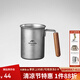 NatureHike 挪客森鑫不銹鋼復(fù)古餐具露營(yíng)餐盤戶外杯子盤子野炊裝備 單層大杯(約重150g)