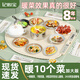 記心寶圓形2025新款暖菜板柔性折疊恒保溫板加熱墊家用餐桌墊加熱菜板神器加熱板加熱墊方型熱菜板加熱器 米黃色 【暖10個(gè)菜】70*70cm-超大蘋(píng)果圓形