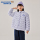 Skechers斯凱奇童裝時(shí)尚秋冬保暖羽絨服兒童梭織短款休閑鴨絨外套L425K016