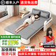 楠姝折疊沙發(fā)床加厚兩用小戶型布藝伸縮床客廳陽臺多功能床2025新款 【1.28m普通款】7cm海綿