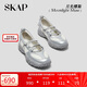 SKAP月光繆斯芭蕾風(fēng)女鞋2025春季復(fù)古運(yùn)動休閑瑪麗珍女士涼鞋