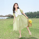 優(yōu)蜜屋女童連衣裙夏裝薄款2025新款洋氣中大童兒童公主裙夏季女孩裙子夏