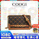 COOGI包包女款2025輕奢品牌斜跨包七夕情人節(jié)生日禮物送女友送老婆愛人 咖啡色COFFEE(精美禮盒+防塵袋)