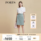 PORTS寶姿商場(chǎng)同款春夏新款女裝“塔克褶裥真絲上衣”LD8B119KWT003 奶白色 L (8)