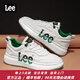 Lee/Modern 男鞋秋季2025新款休閑板鞋男男士英倫復古百搭鞋子男潮鞋 綠色 40 皮鞋碼
