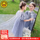 G.DUCK KIDS小黃鴨童裝愛莎公主裙2025新款冰雪奇緣兒童連衣裙小女孩生日禮服 連衣裙帶披風 110 建議4~5歲（100-110cm）