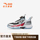 安踏兒童運(yùn)動(dòng)鞋男小童鞋2025夏季新品網(wǎng)面透氣旋鈕扣逆鱗犟彈籃球鞋 黑/銀/熱力紅-1 33