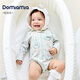 DOMIAMIA嬰兒衣服新生兒包屁衣哈衣寶寶服飾純棉嬰兒連體衣和尚服 糖霜鏡諭【信封領(lǐng)】 （不含帽子） 80cm （推薦身高：73-77cm）
