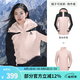 駱駝（CAMEL）三防沖鋒衣戶外登山服防水防風(fēng)防污三合一保暖時尚運(yùn)動外套 A9W114120-1X，木黛色/幻影黑女 L