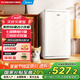 美的（Midea）96升單門一級低音復古白色小冰箱93升級款單溫冷藏租房家用宿舍辦公室可放美妝BC-96MR補貼鉅惠20%