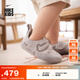 耐克（NIKE）官方男女童SWOOSH 1嬰童易穿脫運(yùn)動(dòng)鞋魔術(shù)貼學(xué)步鞋F(xiàn)B3244 004大學(xué)灰/貂棕/淺土褐 23.5