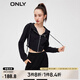 ONLY時尚休閑顯瘦修身長袖開衫連帽衛(wèi)衣女|12339R005 H1Z 黑色 M 165/84A