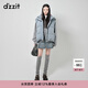 DZZIT地素牛仔羽絨馬甲秋冬復(fù)古摩登 藍(lán)色 S