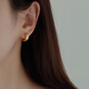 伊黛兒復(fù)古耳環(huán)女長(zhǎng)款流蘇耳墜韓國(guó)氣質(zhì)高級(jí)感顯臉瘦的新品耳飾品 E3645圓圈耳環(huán)