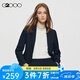 G2000女裝FW23商場新款柔軟舒適修身通勤正裝西裝 深靛藍(lán) L /38