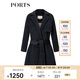 PORTS寶姿女裝年秋冬新品大衣YLL9C002WWF021 黑色 M (6)