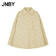 JNBY/江南布衣【95白鵝絨】秋冬輕薄休閑寬松通勤羽絨服5OAC1584H 748/淺豆黃 XS