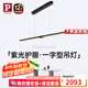 Paulmann P德國(guó)柏曼護(hù)眼餐廳吊燈全光譜一字長(zhǎng)條餐桌吧臺(tái)LED燈具簡(jiǎn)約吊線燈