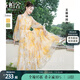 絲柏舍【明星同款】法式碎花連衣裙2025春夏新款女裝度假風(fēng)收腰長(cháng)裙