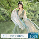 十三余小豆蔻兒[不語夏]2025新款大袖襦刺繡破裙女士原創(chuàng)改良漢服 大袖襦(改良) 現(xiàn)貨 M