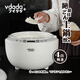 vdada陶瓷內膽電飯煲家用陶瓷內膽3L大容量電飯鍋智能多功能柴火飯煲仔飯日式煮粥煲湯無(wú)涂層電土鍋 0涂層純陶瓷電飯煲 3L