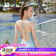 普拉施（PULASSI）顯瘦高級感游泳衣女三角連體專業(yè)競速2025爆款京東自營 霧灰藍 XL