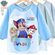 汪汪隊立大功（PAW PATROL）兒童罩衣防水畫畫衣圍裙吃飯圍兜長袖幼兒園反穿衣1713藍色S