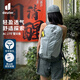 多特（Deuter）登山包 螢火蟲戶外出行雙肩背包 徒步運動旅行男女輕便旅游探險包 錫白-21SL 終身維修，自帶防雨罩