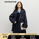 紅袖通勤休閑風(fēng)衣秋季2024新款女裝插肩袖翻領(lǐng)寬松百搭氣質(zhì)顯瘦短外套 藏青495 L
