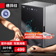 德瑪仕（DEMASHI）茶杯消毒柜 小型臺(tái)式辦公室茶具消毒柜會(huì)議室前臺(tái)茶水間水杯子紫外線熱風(fēng)消毒 烘干一體機(jī) 前臺(tái)接待款 | 二星紫外線 | 30個(gè)茶杯