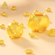領(lǐng)豐金足金999金豬黃金工藝金收藏投資禮物送人禮物攢金豬 約10克（多退少補)