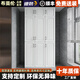 布曼倫實(shí)木防曬靠墻收納置物柜大容量鞋柜落地防潮飄窗柜定制雜物柜 九門(mén)款+頂柜長(cháng)120深50高240送裝
