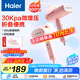 海爾（Haier）【小紅花套系】喵星人手持掛燙機(jī) 電熨斗家用小型掛燙機(jī)出差便攜可折疊收納女朋友禮物 HY-MC1209F
