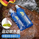 OQB德國戶外軟水壺跑步便攜水袋夏季運動水壺可折疊馬拉松越野跑水杯 小口TPU寶藍(lán)色軟水壺 250ml