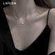 LnieerS925銀蝴蝶項(xiàng)鏈女輕奢小眾設(shè)計(jì)感鎖骨鏈頸鏈送女友閨蜜生日禮物 S925銀蝴蝶項(xiàng)鏈+品牌禮盒