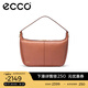 愛步（ECCO）七夕禮物 單肩包 2025新款輕奢牛皮手提包女包 小號肩背包9108224 棕色910822490768