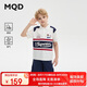 馬騎頓（MQD）童裝男大童24夏新款學(xué)院風(fēng)休閑polo短袖套裝