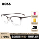 雨果博斯（HUGO BOSS）光學(xué)眼鏡男近視眼鏡架女1244 05N+佳銳防藍光1.591（600度內(nèi)）