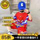 G.DUCKKIDS童裝男童夏裝套裝時(shí)髦蜘蛛俠衣服兒童夏季套裝卡通短袖兩件套男孩 紅色 110 建議身高100-110cm年齡4-5