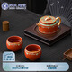 蘇氏陶瓷（SUSHI CERAMICS）紫砂壺敦煌寶相花一壺二杯陳國(guó)再老師作品禮盒裝伴手禮J1068