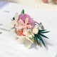 永生花戒指diy材料包小紅書(shū)同款結婚情侶對戒森系高級干花指環(huán) 粉嶼-1枚 DIY材料包+戒指盒