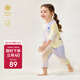 babycare山茶花兒童家居服春夏莫代爾薄款睡衣居家套裝 紫草星夢 100